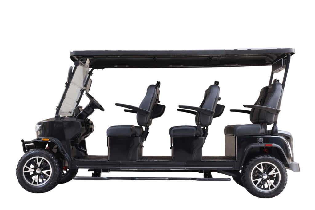 Carrito eléctrico premium del modelo TEKO EV Triumph de 6 plazas en México