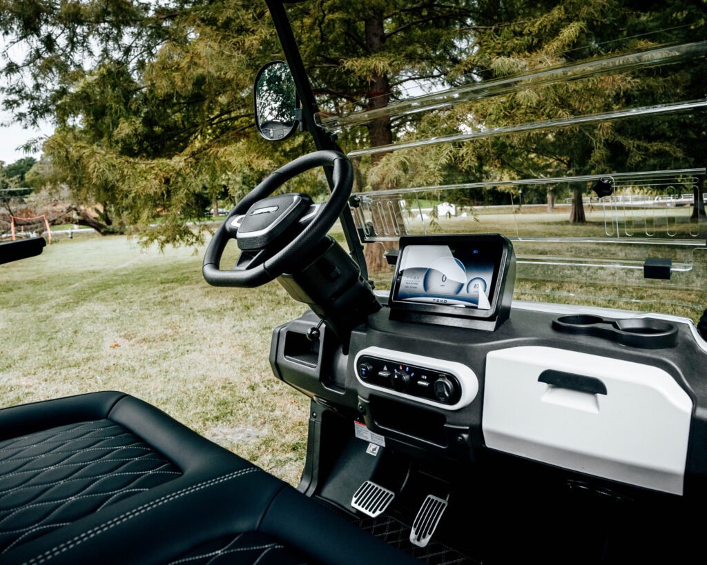 pantalla tactil de carrito electrico premium